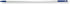 CFS Brands Natural Aluminum Handle 60" , Blue 1 each