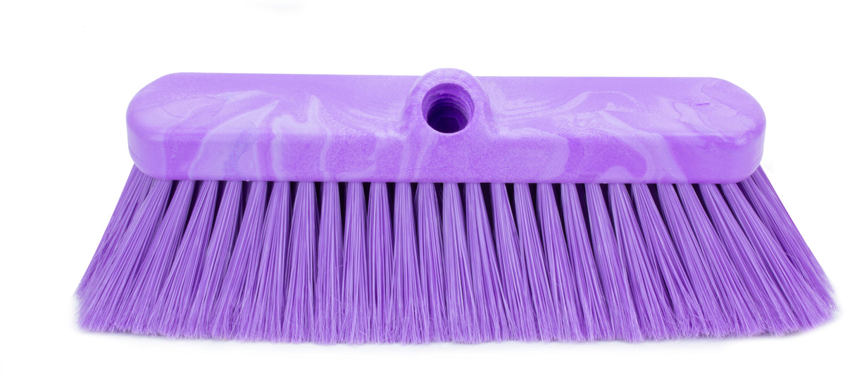CFS Brands Flo-Thru Wall & Equipment Brush 10" , Purple 1 / ea — manufacturer reference photo; confirm listed SKU and selling unit