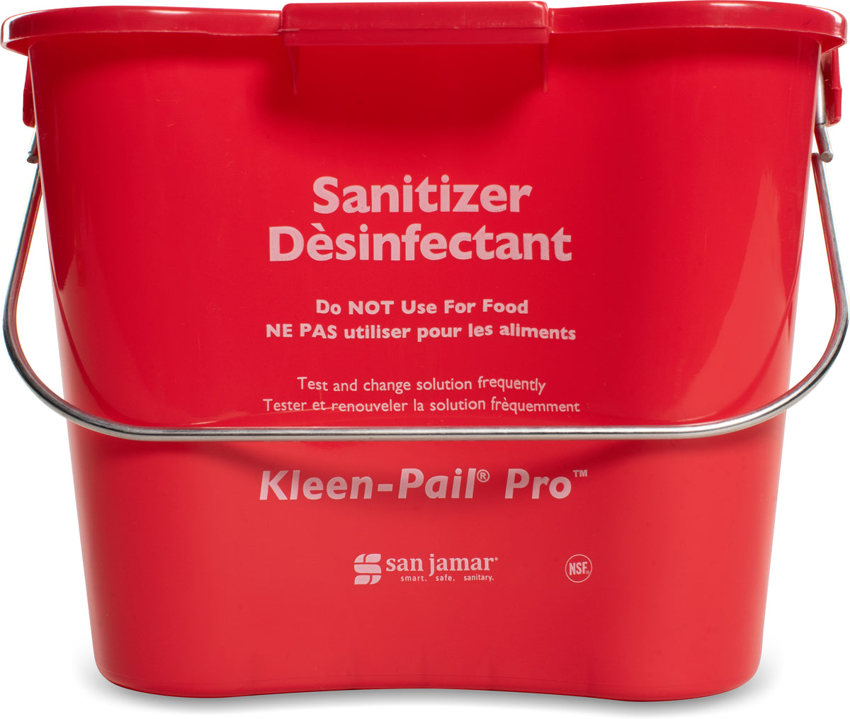CFS Brands Kleen-Pail Pro 3 Quart Red 1 ea — manufacturer reference photo; confirm listed SKU and selling unit
