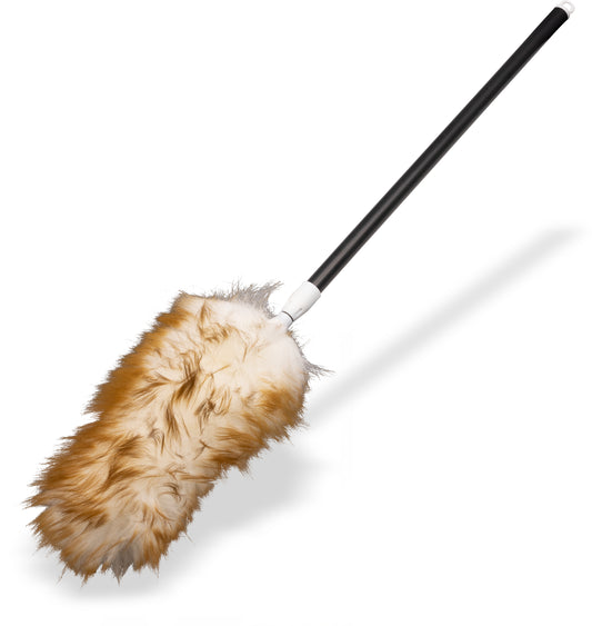 CFS Brands Flo-Pac Telescopic Duster Lamb's Wool , 30" - 42" , White 1 / ea — manufacturer reference photo; confirm listed SKU and selling unit