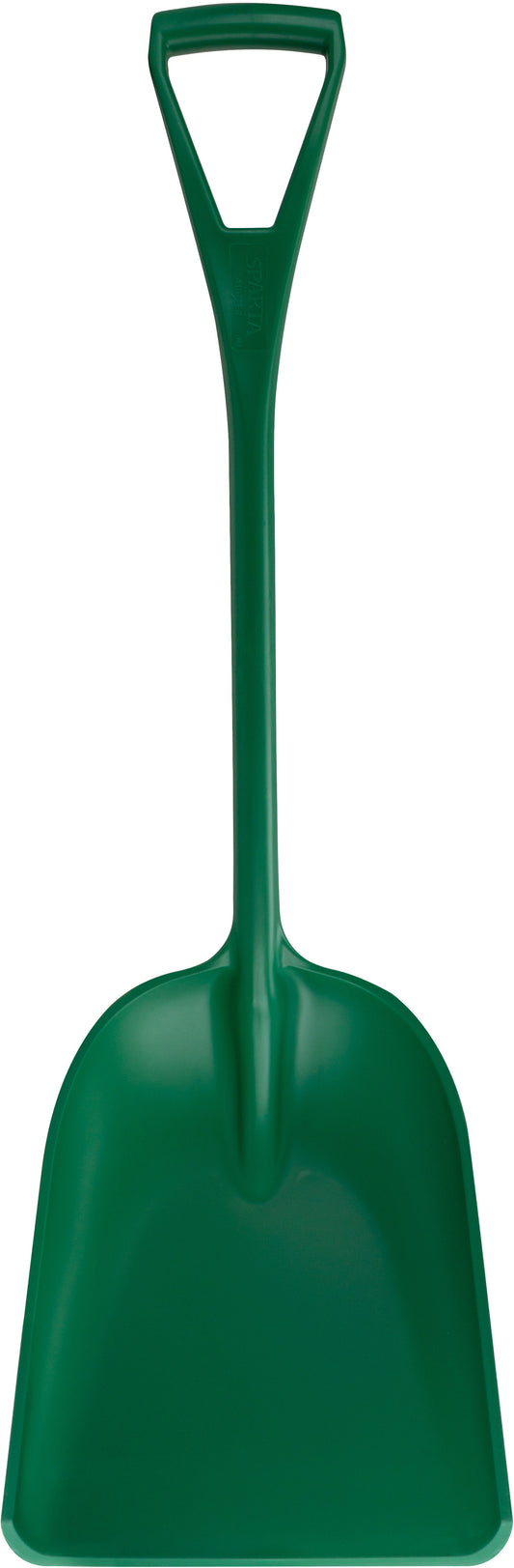 CFS Brands Sparta Sanitary Shovel 13.75" x 16.5" , Green 1 / ea — manufacturer reference photo; confirm listed SKU and selling unit