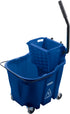 CFS Brands OmniFit Blue Mop Bucket Combo 35 Qt, w/ Side Press Wringer 1 / cs