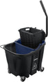CFS Brands Mop Bucket Combo w/ Water Insert 35 Qt, Black 1 each