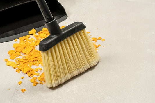 CFS Brands Duo-Sweep Flagged Angle Broom Head 12" Natural 1 / ea — manufacturer reference photo; confirm listed SKU and selling unit