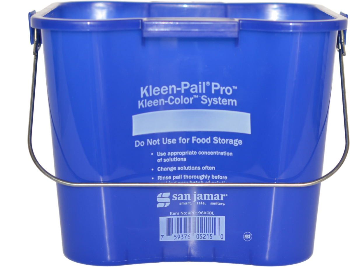 CFS Brands Kleen-Pail Pro General Use Pail 6 Qt Blue 1 / ea — manufacturer reference photo; confirm listed SKU and selling unit