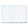 Hoffmaster Scallop Edge Linen Emboss Placemat White Classic 9.625" X 13.5" 1000 / cs — supplier reference photo; packaging or variant may differ