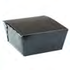 Novolex - Pactiv 1# OneBox Black Paper Box 4.5" x 4.5" x 2.5", 37 oz 312 / cs