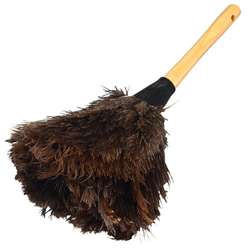 Hospeco Ostrich Feather Duster W/ Handle 12" 1 / ea — manufacturer reference photo; confirm listed selling unit