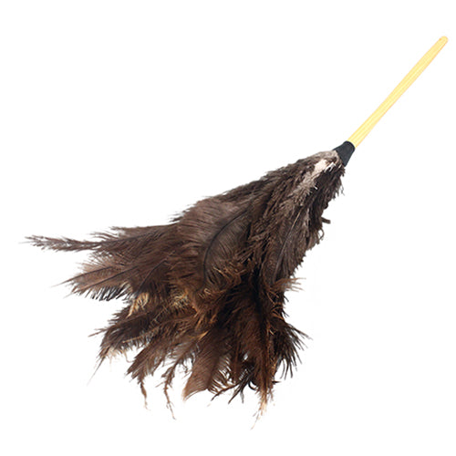Hospeco Economy Ostrich Feather Duster 34" Brown/Gray 1 / ea — manufacturer reference photo; confirm listed selling unit