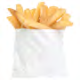Novolex - Bagcraft PB9 Grease Resistant Fry Bag White 5.5" X 4.5" 2000 / cs — supplier reference photo; packaging or variant may differ