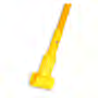 ABCO Plastic Jaw Clamp Fiberglass Handle 60" x 15/16" Yellow 1 / ea — supplier reference photo; packaging or variant may differ