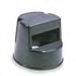 Rubbermaid Mobile 2-Step Stepstool Black 16" 350 lb. Capacity 1 / cs