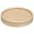 Inno-Pak Small Paper Soup Cup Lid Kraft Fits 6/8 8/10 12 and 16T 500 / cs