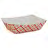 Southern Champion Southland #300 Paperboard Food Tray Red Check 3 lb. Capacity 2 / 250 cs
