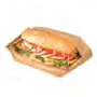 Novolex - Bagcraft Dubl View ToGo! Deli Bag Natural 5.75" X 2.75" X 9.5" 500 / cs — supplier reference photo; packaging or variant may differ