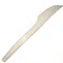 PrimeWare Knife Heavy Weight Natural PSM Plant Starch Cutlery 20 / 50 cs — supplier reference photo; packaging or variant may differ