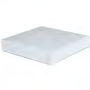 Southern Champion Paperboard Pizza Box White 10" X 10" X 1.5" 100 / cs — supplier reference photo; packaging or variant may differ