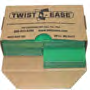 Twist-Ease 4" Twist Ties Green 5/32" 4 / 1200 cs — supplier reference photo; packaging or variant may differ