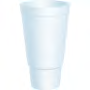 Dart Large Foam Cups 32 oz Pedestal 25 / 16 cs — supplier reference photo; packaging or variant may differ
