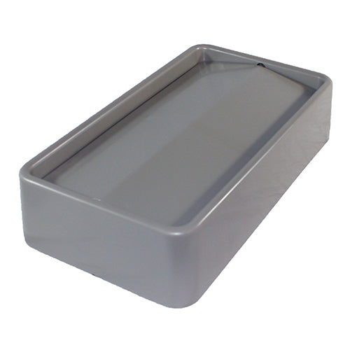 Hospeco Thin Bin Lid Polyethylene Gray 20 1/4 x 11 3/16 x 4 1/2 1 / ea — manufacturer reference photo; confirm listed selling unit