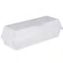 Southern Champion Foot Long Hot Dog Clamshell White 11.41" X 2.38" X 2.25" 4 / 100 cs