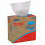 Kimberly Clark WypAll X60 Cloths White 8.34" x 16.8" Pop-Up Box 10 / 118 cs — supplier reference photo; packaging or variant may differ