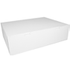 Southern Champion 14.5" X 10.5" X 5" Sheet Cake / Utility Box, Non-Window, White 100 / cs