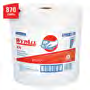 Kimberly Clark WypAll X70 Wipers, Jumbo Roll White 12.5" x 13.4" 870 Wipers/Roll 1 Roll — supplier reference photo; packaging or variant may differ