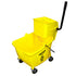 Hospeco Side Press Wringer & Mop Bucket 35 Qt Yellow Combo 1 / ea
