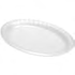 Novolex - Pactiv Placesetter Round Foam Plate Satin Non-Laminated White 7" 900 / cs