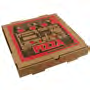 Arvco 14" B Flute Pizza Box Stock Print Kraft / Kraft 50 / cs — supplier reference photo; packaging or variant may differ