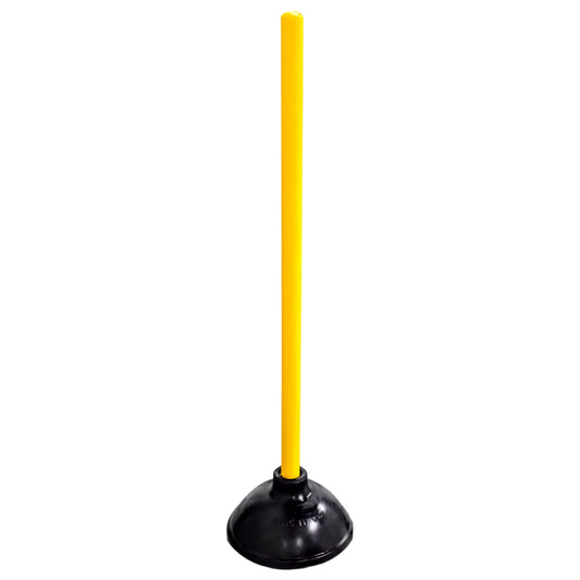 Hospeco Value Plus Plunger Black with yellow handle 1 / ea — manufacturer reference photo; confirm listed selling unit