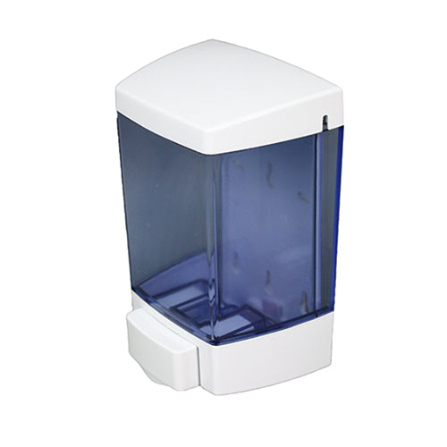 Hospeco Clear Vue Soap Dispenser 46 oz White 1 / ea — manufacturer reference photo; confirm listed selling unit