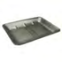 Novolex - Pactiv 8H Heavy Foam Supermarket Tray Black 10.58" x 8.33" x 1.18" 400 / cs