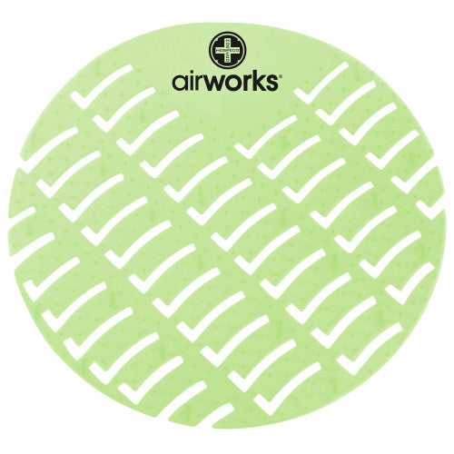 Hospeco AirWorks Urinal Screens Green; Herbal Mint 10 / bx — manufacturer reference photo; confirm listed selling unit