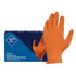 Hospeco Catch Nitrile Gloves 9 Mil, Powder Free, Orange X-Large 10 / cs