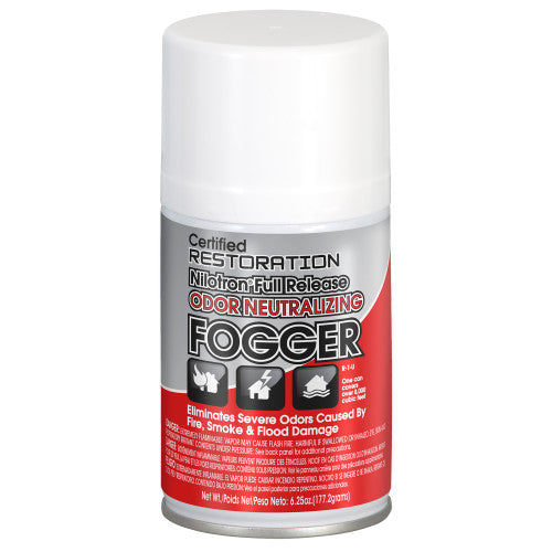 Hospeco Nilotron Full Release Odor Neutralizing Fogger 6.25 oz 12 / cs — manufacturer reference photo; confirm listed selling unit