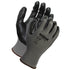 Hospeco ProWorks Nitrile Gloves Gray, Polyester Shell , Small 12 / bx