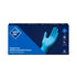 Hospeco 12" Nitrile Powder Free Exam Gloves Large Blue 8 Mil 10 / 50 cs