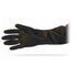Hospeco ProWorks Rubber Latex Gloves Black 16" Large 40 Mil 12 / cs