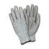 Hospeco XL Safety Zone HPPE Knit Gloves Gray, Polyurethane 6 / cs