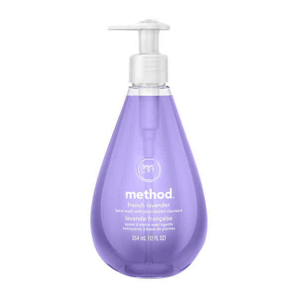 Manufacturer image for RJ-327748: SC Johnson Method Gel Hand Wash Pump 12 oz , Lavender 6 / cs. Packaging may vary; see product description.