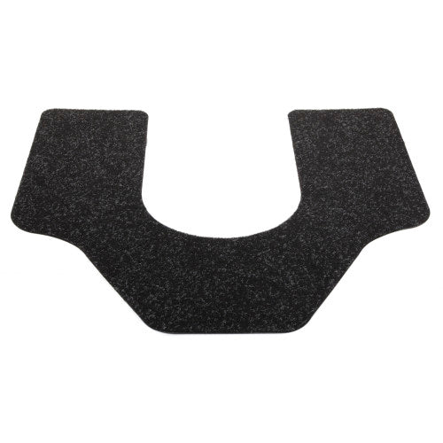 Hospeco Health Gards Premium Commode Mat Black, 27" x 25" Antimicrobial 6 pk — manufacturer reference photo; confirm listed selling unit