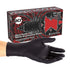 AmerCareRoyal Glove Black Widow Nitrle PF Exam Large 10 / 100 cs