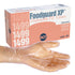 AmerCareRoyal Powder-Free Foodguard Gloves Large, Clear, XP Poly 4 / 500 cs