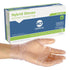 AmerCareRoyal Hybrid Gen. 3.0 Powder-Free Gloves Clear Medium Diamond Grip 5 / 200 cs