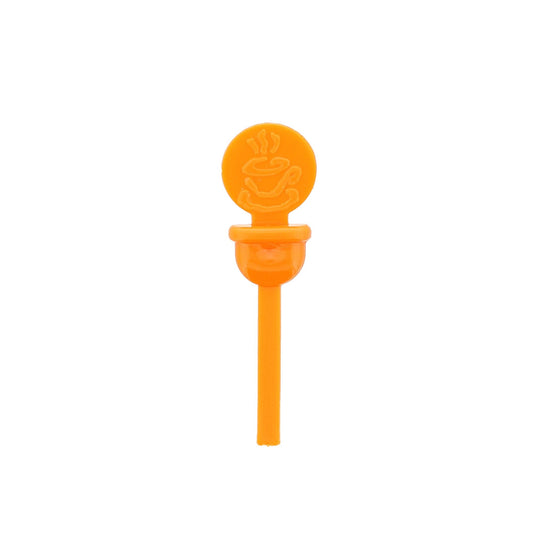 AmerCareRoyal Beverage Plugs 2" Orange , Polystyrene 5 / 400 cs. Manufacturer item reference photograph; listed selling quantity applies.