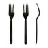 AmerCareRoyal Heavy-Weight Forks Black, Polypropylene 1 / 1000 cs