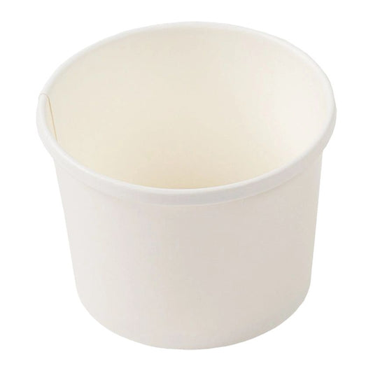 AmerCareRoyal Food Container 12 oz White Paper 20 / 25 cs. Manufacturer item reference photograph; listed selling quantity applies.