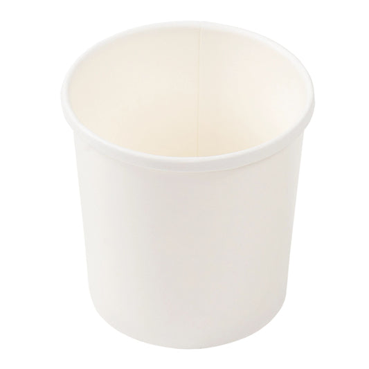 AmerCareRoyal Food Container 16 oz, White Paper 500 / cs. Manufacturer item reference photograph; listed selling quantity applies.